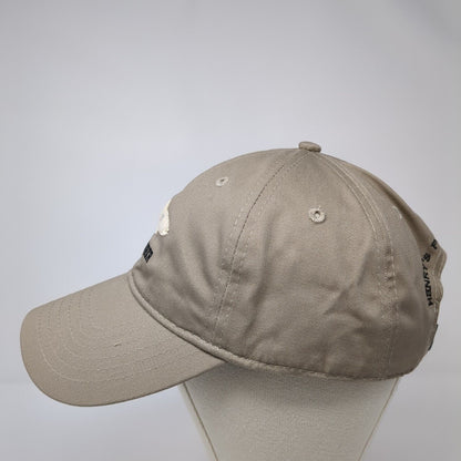 HFF Life Member Strapback Hat Tan One Size Embroidered 6 Panel Ouray