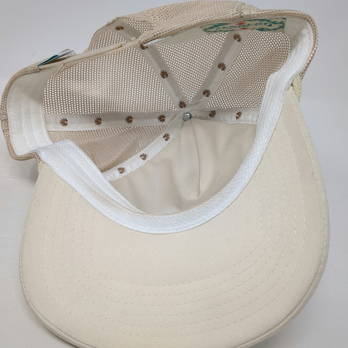 Sendero Provisions Co. Trucker Hat Beige One Size Rope Cowboy Mesh Snapback