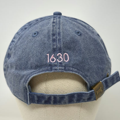Bay State Apparel Baseball Cap Blue One Size Embroidered Boston Mass 1630 Hat