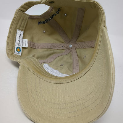 Smithsonian Baseball Cap Beige One Size Washington DC Embroidered Hat EST 1846