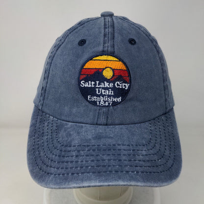 Salt Lake City Utah Established 1847 Slideback Hat Blue One Size by elidan