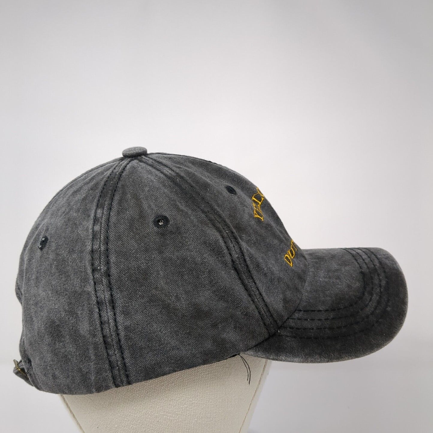 Yellowstone Dutton Ranch Slideback Hat Gray One Size Solid Embroidered