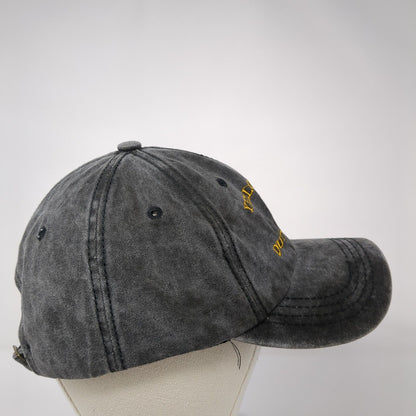 Yellowstone Dutton Ranch Slideback Hat Gray One Size Solid Embroidered