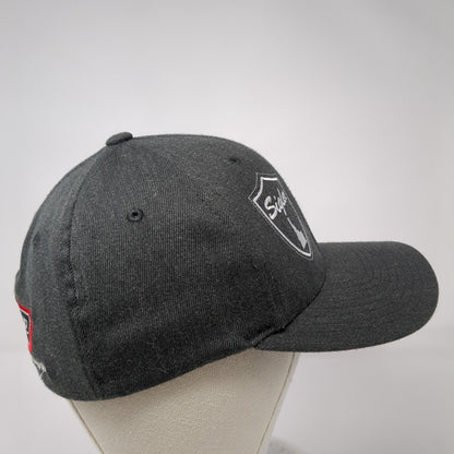 Sigler Idaho Fitted Hat Gray S-M Embroidered Totaline Flexfit Yupoong