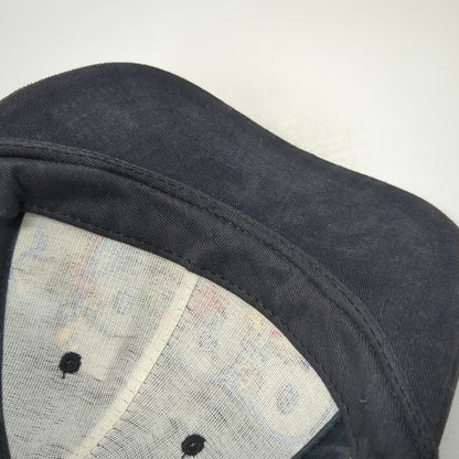 Walt Disney World Snapback Hat Black Vintage 1999 Mickey Mouse Pluto Goofy