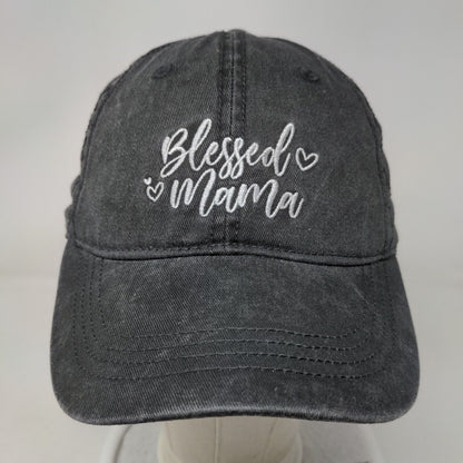 Home Free Women's Slideback Hat Blessed Mam Embroidered Logo Adjustable