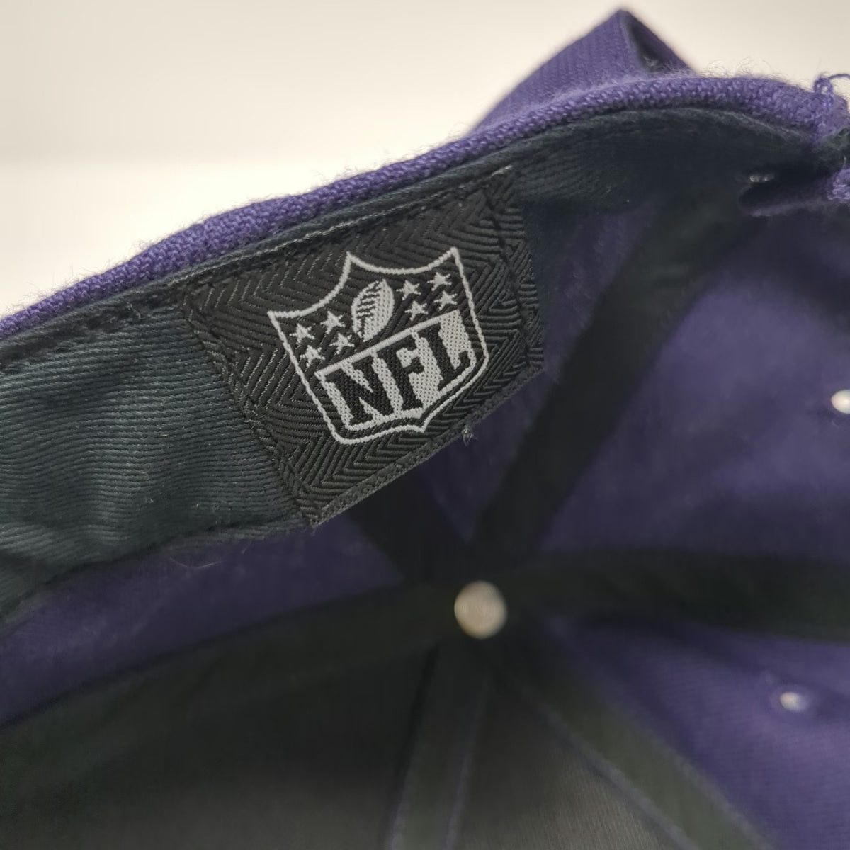 '47 Brand NFL Minnesota Vikings Purple Black One Size Hat Strapback Flat Brim