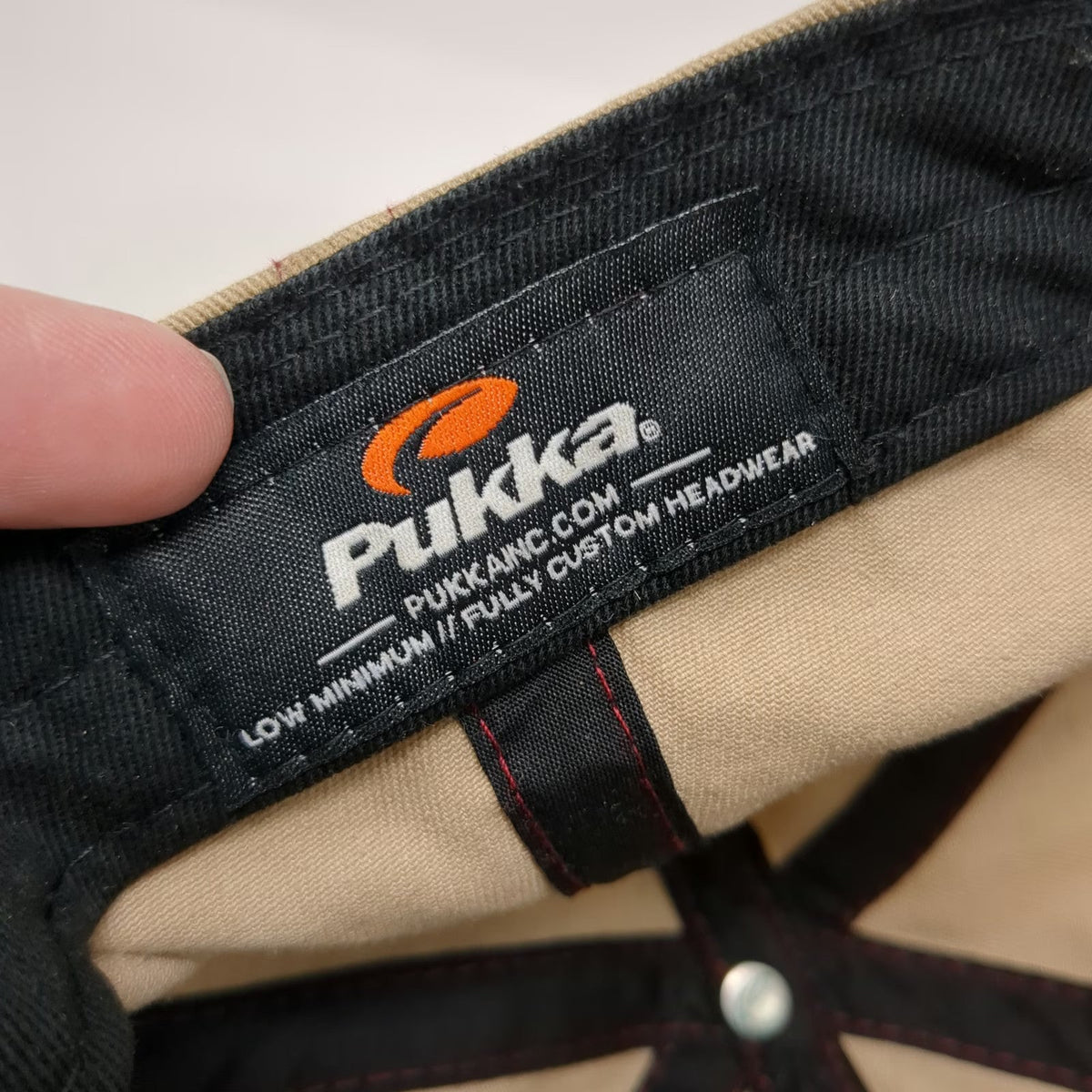 Pukka Baseball Cap Beige One Size Jug Mountain Ranch McCall Idaho Cotton Hat