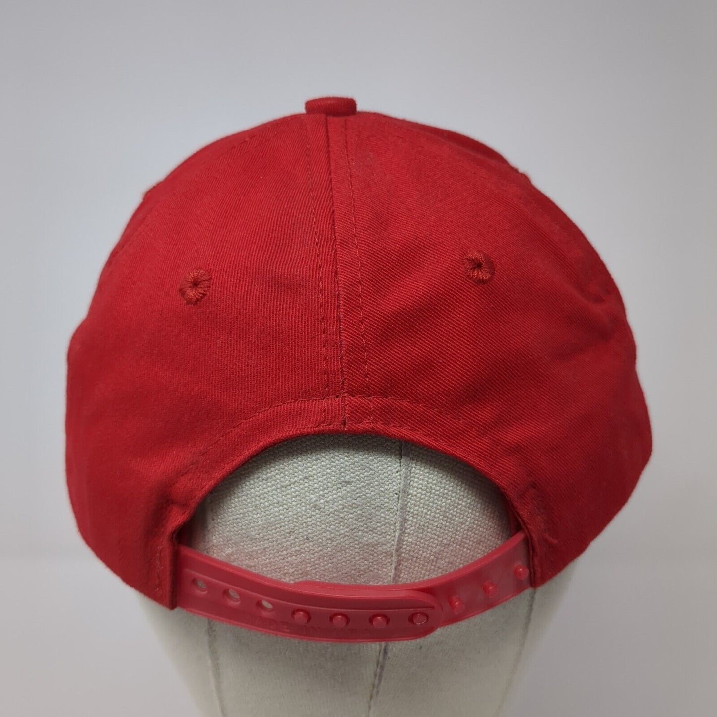 Warbonnet Electric Snapback Hat Red One Size Adjustable Embroidered 6 Panel