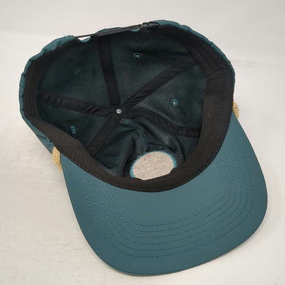 Sun Cruiser 5 Panel Blue One Size Graphic Rope Snapback Lightweight Beach Hat