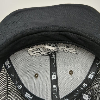 New Era Trucker Hat Brown Black One Size Carl's Cycle Sales Mesh Snapback 9FIFTY