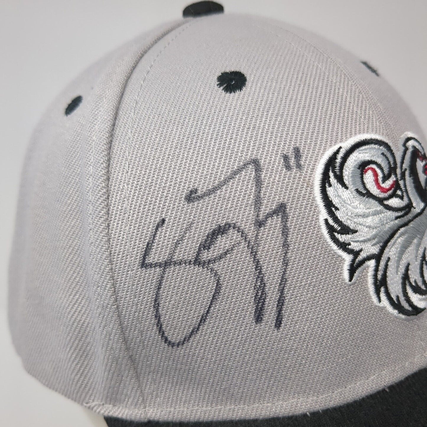 Idaho Falls Chukars Strapback Hat Grayt OSFA Embroidered Logo Autographed