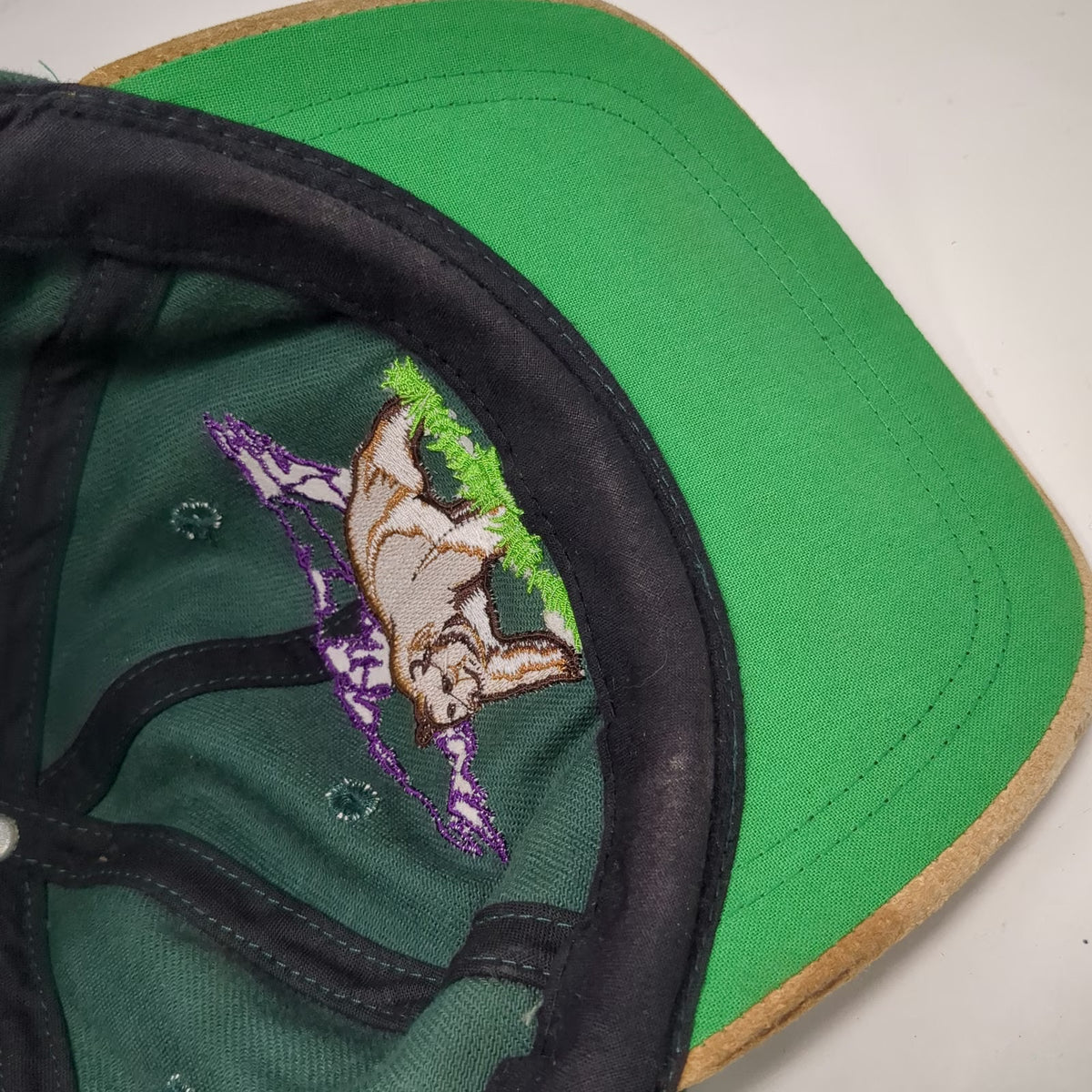 Arctic Circle Alaska Bear Mountain Green Baseball Cap One Size Strapback Hat