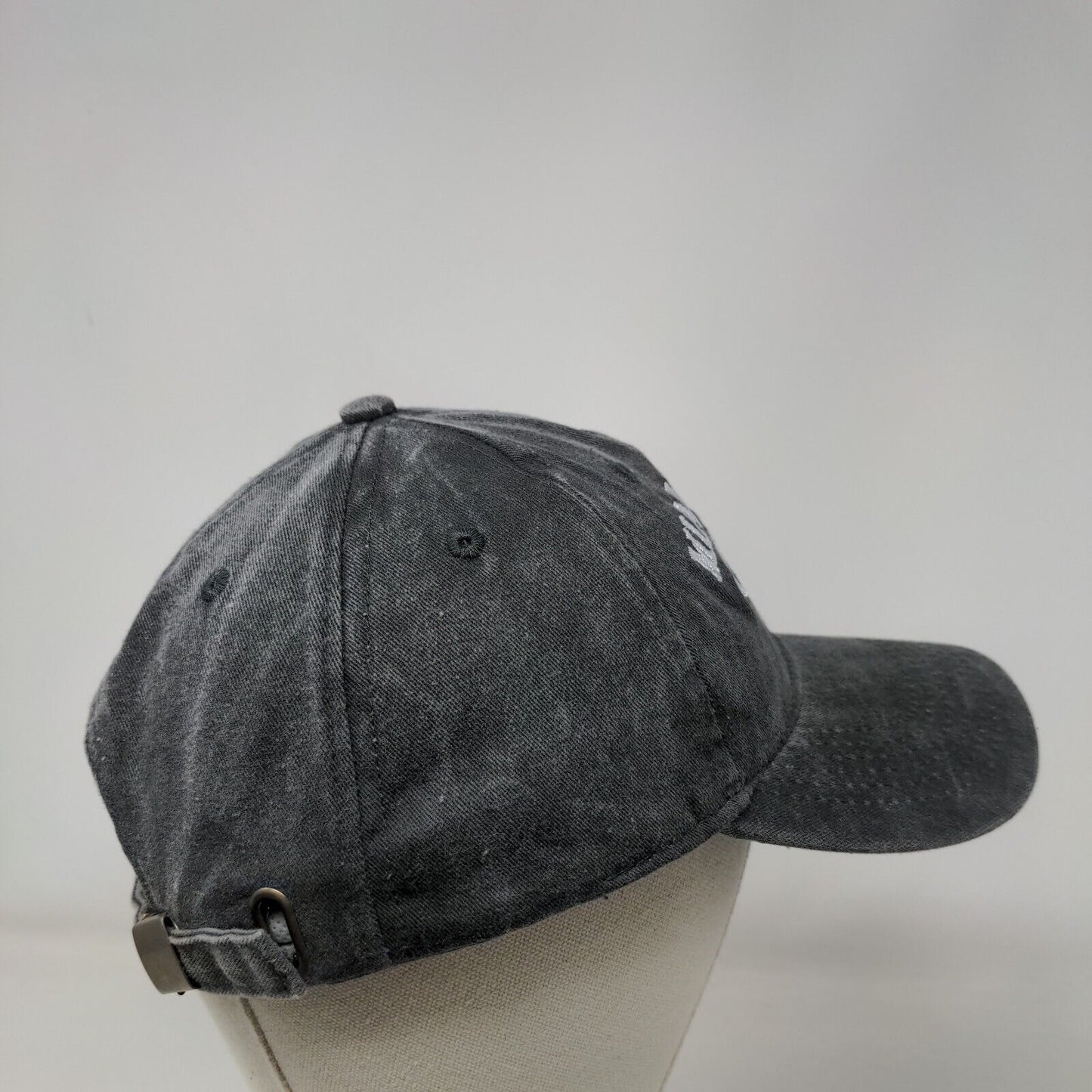 Miami Beach Florida Slideback Hat Gray OSFA Embroidered Adjustable