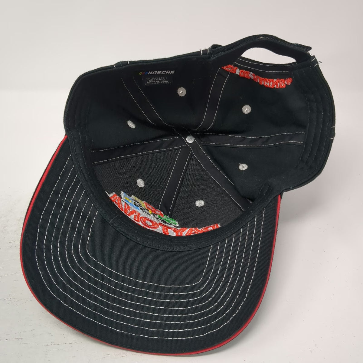 NASCAR Baseball Cap Black One Size Daytona International Speedway Racing Hat