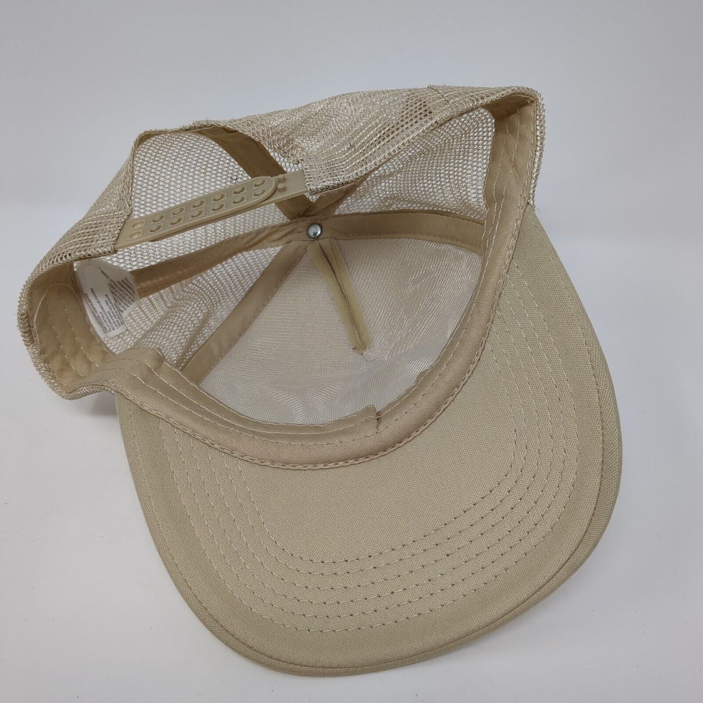 Tulum Mexico Snapback Trucker Hat Tan One Size Adjustable Mesh Back 6 Panel