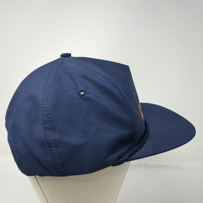 Mountaintop Marketing Evans Grain 5 Panel Blue Hat One Size Rope Snapback Wheat