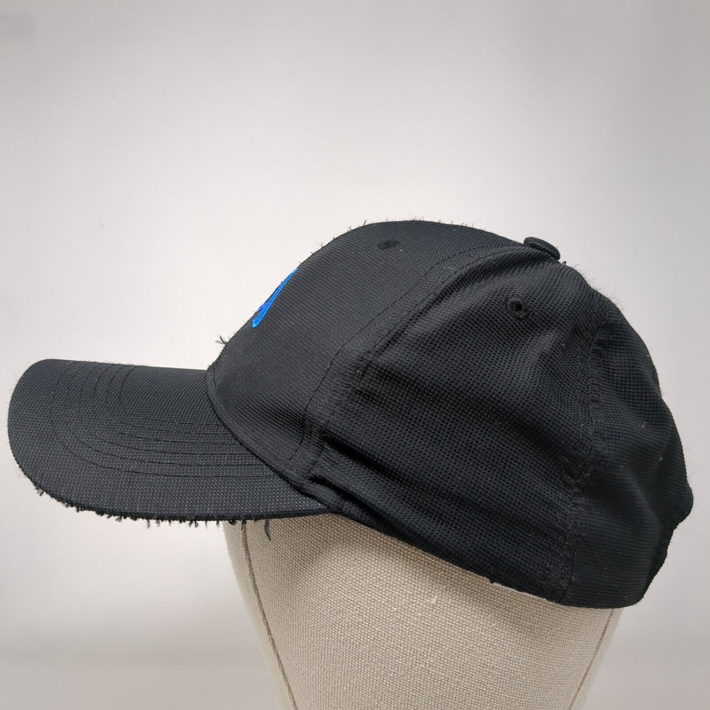 Image Solutions Strapback Hat Black OSFA Solid Adjustable Embroidered