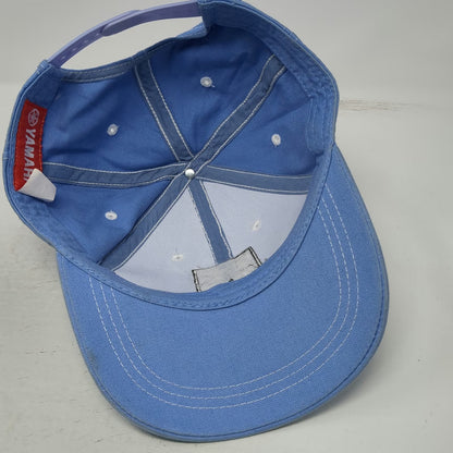 Yamaha Snapback Blue One Size Boats Shield Patch Contrast Stitch Cotton Hat