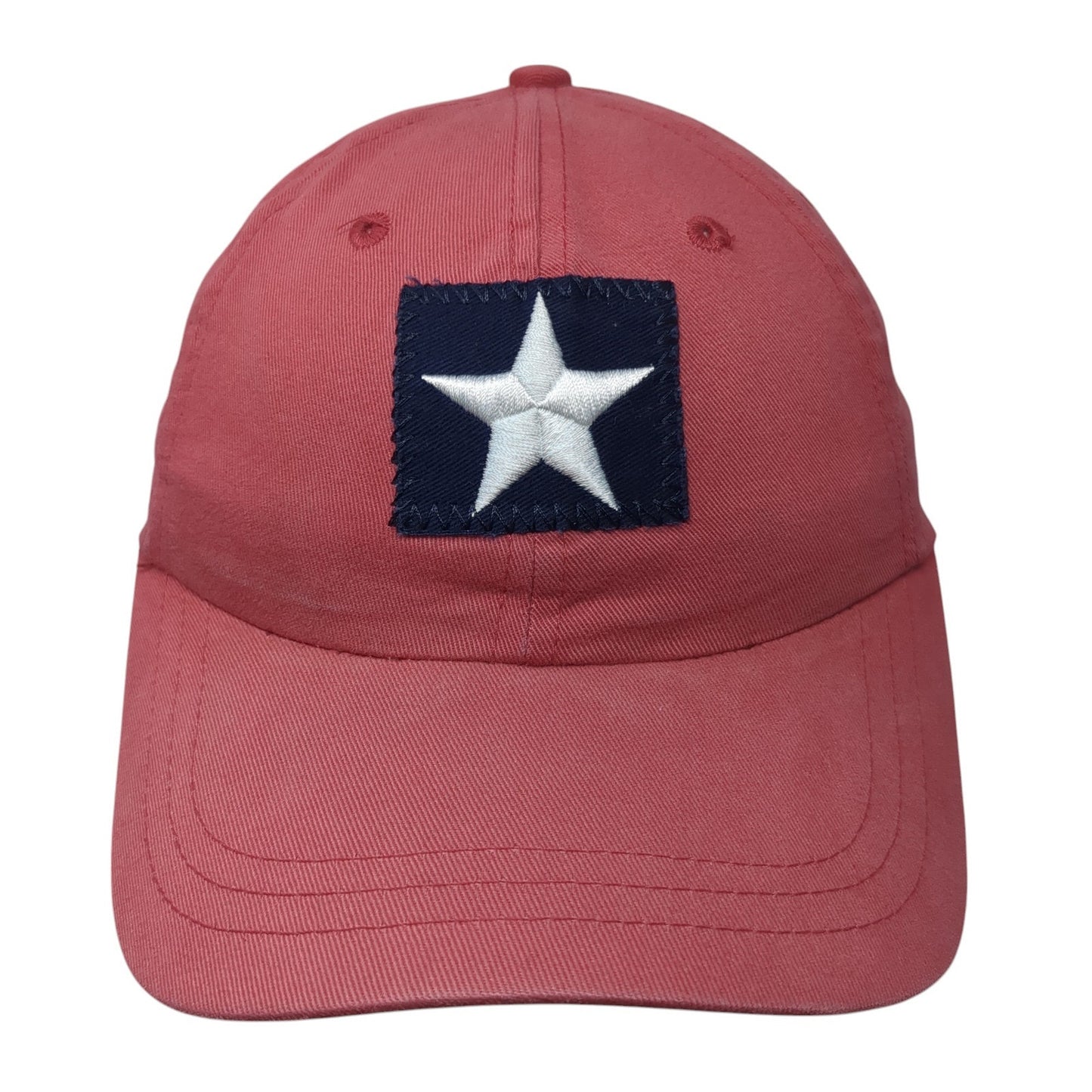 Star Patch Slideback Hat Red One Size Adjustable 6 Panel Xhilaration