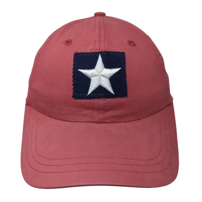 Star Patch Slideback Hat Red One Size Adjustable 6 Panel Xhilaration