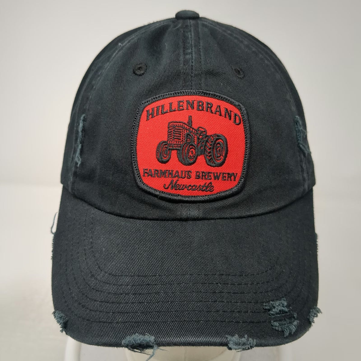 District Baseball Cap Black One Size Hillenbrand Farmhaus Brewery Tractor Hat
