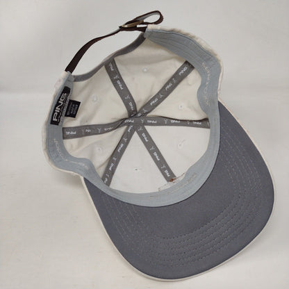 PING Phoenix Arizona USA Slideback Hat Cream One Size Adjustable Vented Holes