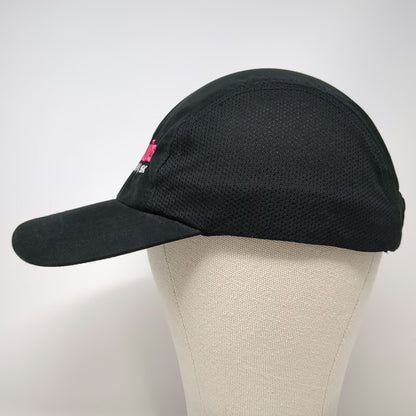 Headsweats Baseball Cap Black Pink One Size Running Mesh Hat GO St Louis 26.2
