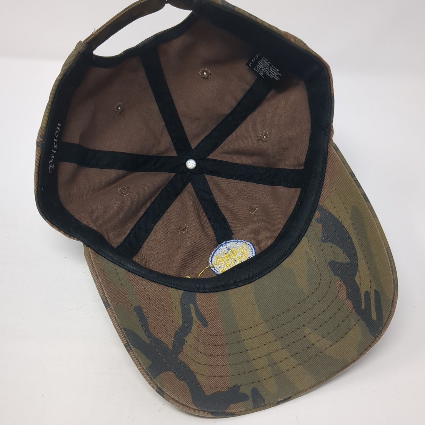 Brixton Slideback Baseball Cap Multicolor One Size Adjustable Camouflage