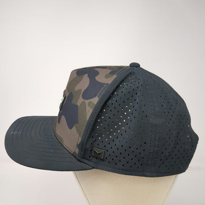 Melin Trucker Hat Black Green Brown One Size Hydro Odyssey Snapback Perforated