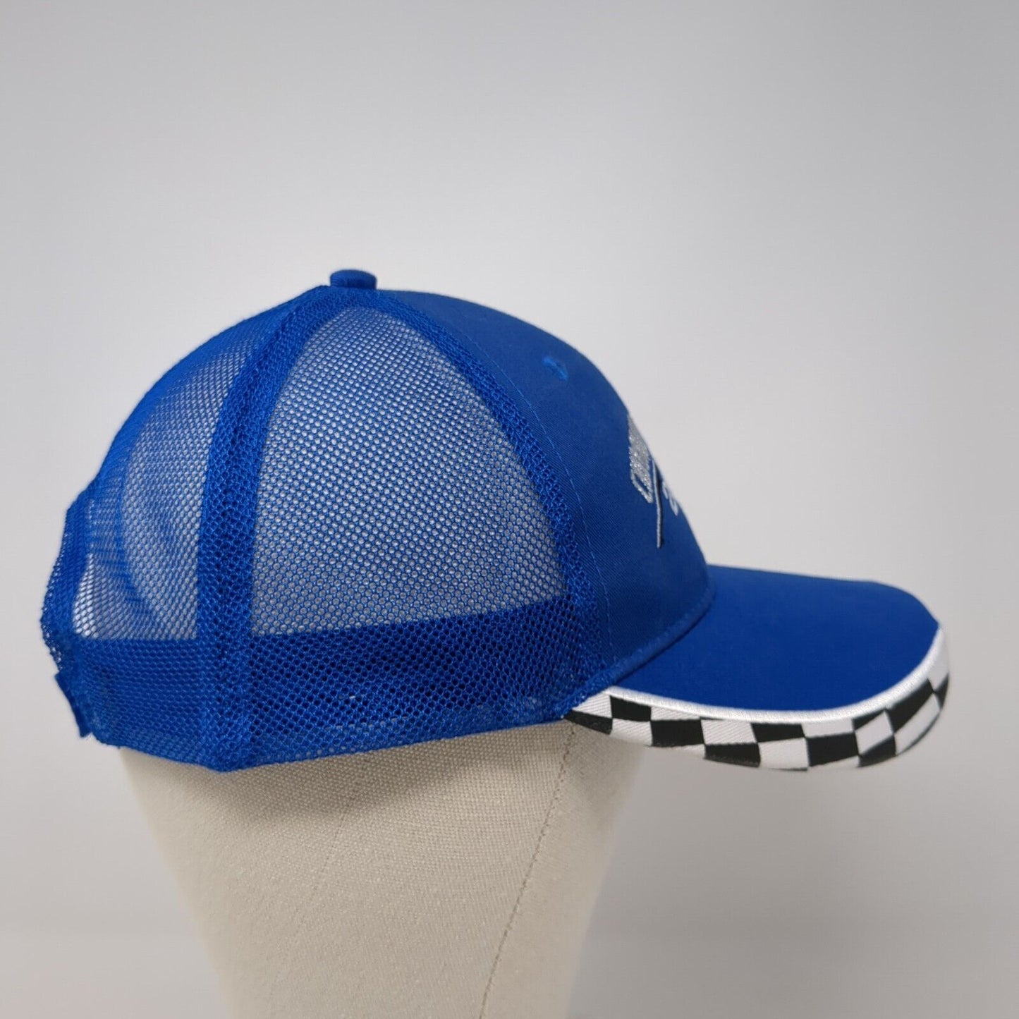 Chrome In The Dome 2017 Strapback Trucker Hat Blue OS Adjustable Port Authority