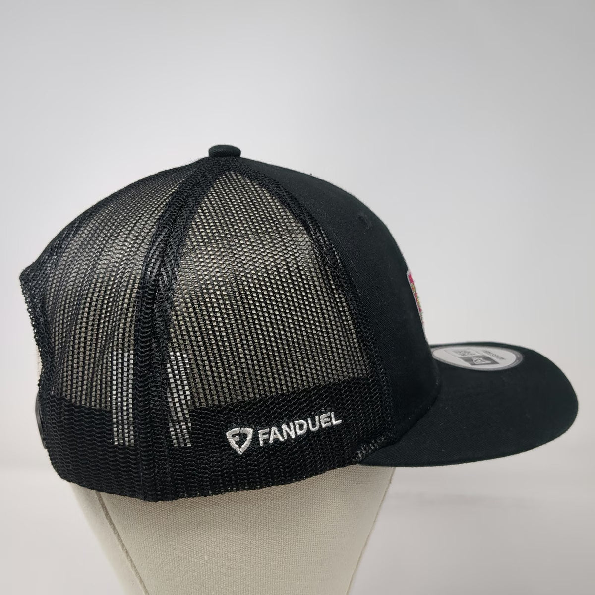 NFL Super Bowl LIX New Era Trucker Hat Black One Size FanDuel Logo Mesh Snapback