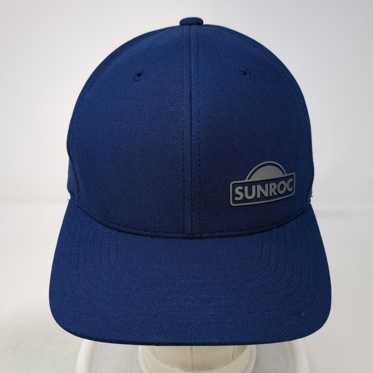 Yupoong Baseball Cap Blue One Size Sunroc Logo Flexfit 110 Adjustable Hat