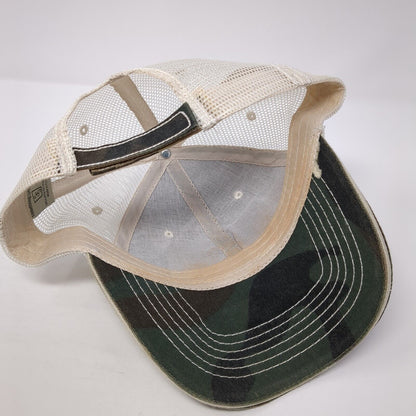 Love My Tribe Patch Strapback Trucker Hat Camo One Size Mesh Back