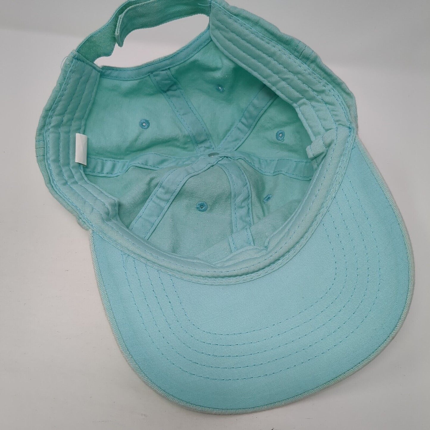 Unbranded Strapback Hat Spearmint Blue One Size Adjustable Solid Blank