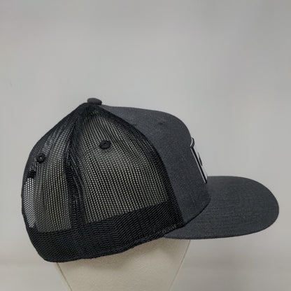 On Swann Snapback Mesh Back Trucker Hat Gray One Size Branded Bills