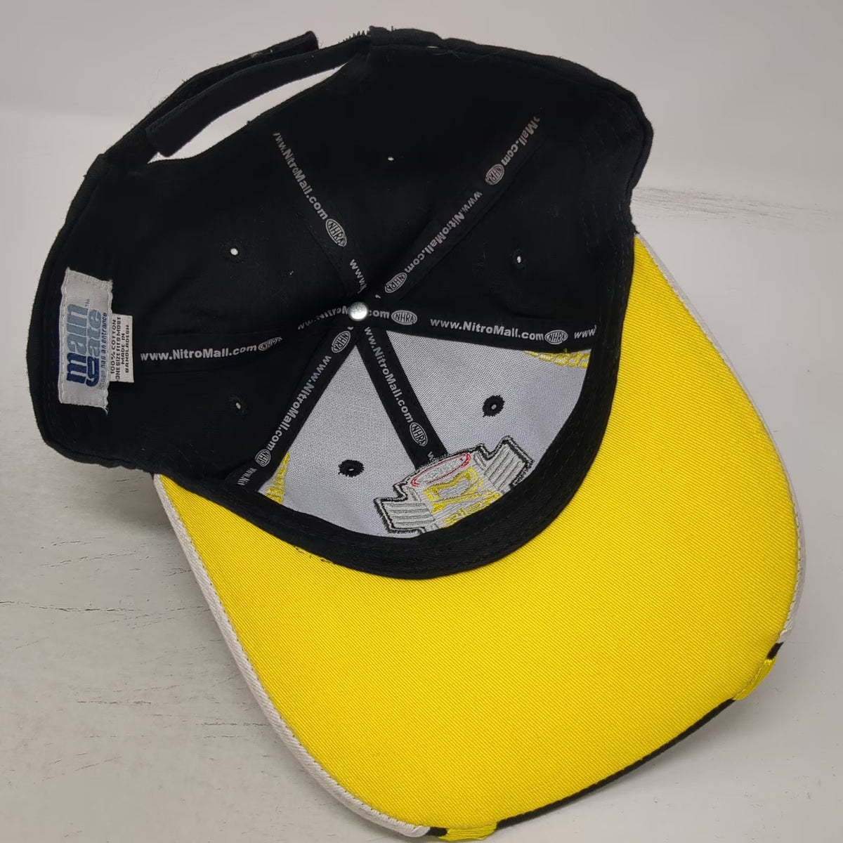 Main Gate NHRA Mello Yello Drag Racing Series Black One Size Baseball Cap Hat