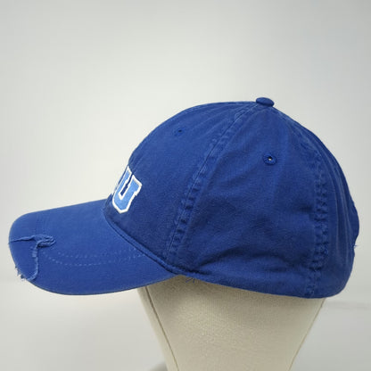 Disney Baseball Cap Blue One Size Monsters University Embroidered MU Logo Hat