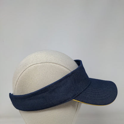 McDonalds Snapback Sunvisor Blue One Size Adjustable Employee Crew Cap
