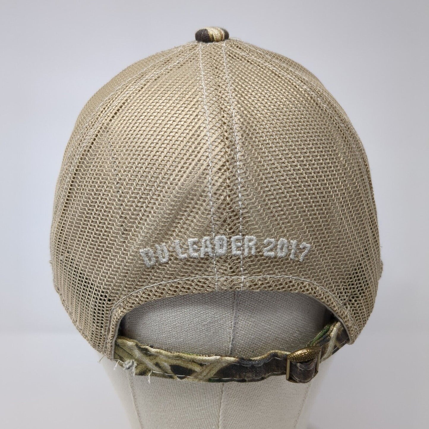 Ducks Unlimited Slideback Mesh Back Trucker Hat Camo One Size DU Leader