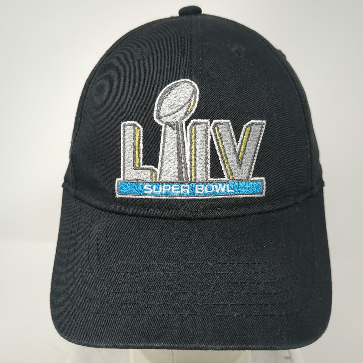 Super Bowl LIV Caesars Rewards NFL Football Black One Size Baseball Cap Hat