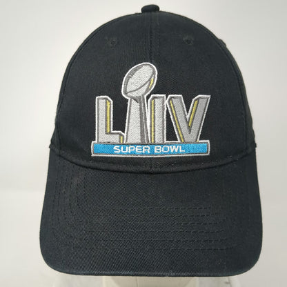Super Bowl LIV Caesars Rewards NFL Football Black One Size Baseball Cap Hat