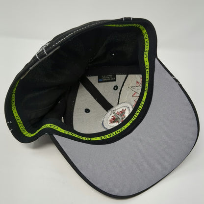 Winnipeg Jets NHL Reebok Cap Black L/XL Contrast Stitching Center Ice Fit Hat
