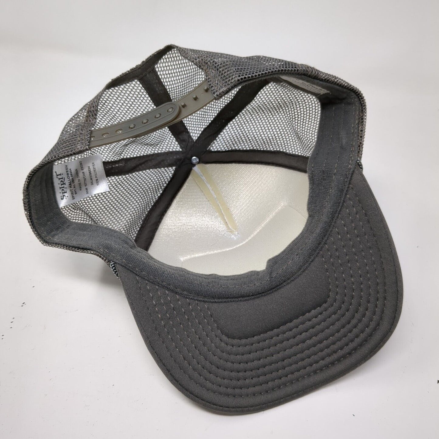 In And Out Automotive Snapback Rope Trucker Hat Gray OSFA Mesh Back