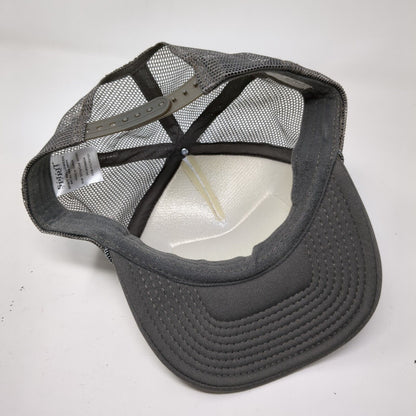 In And Out Automotive Snapback Rope Trucker Hat Gray OSFA Mesh Back