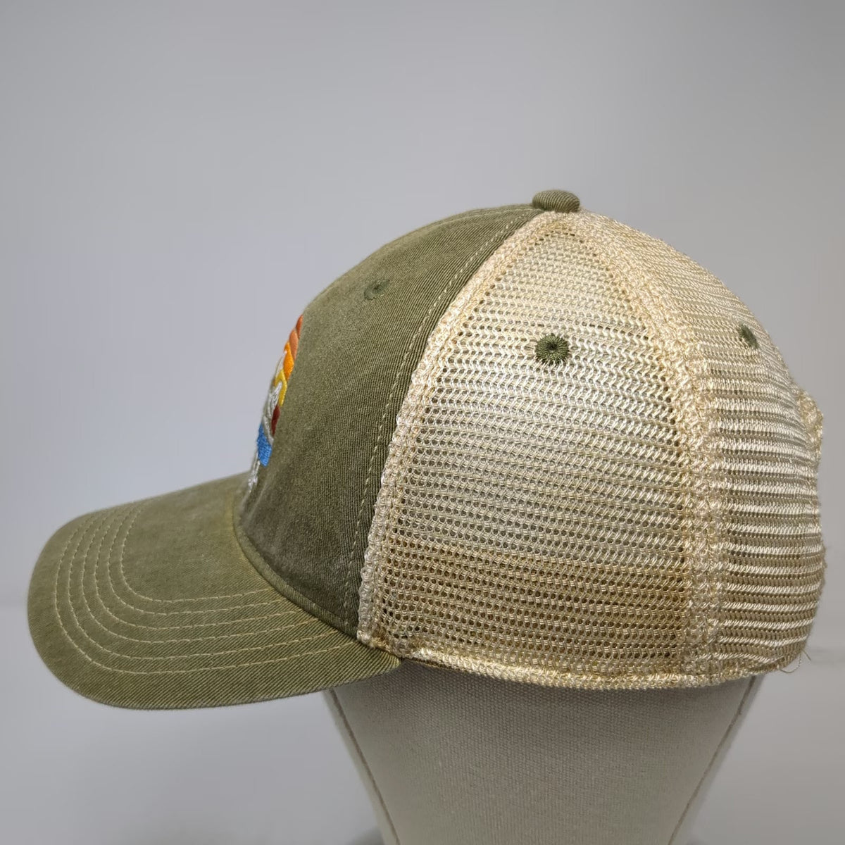 Headmost Trucker Hat Green One Size Lake Powell Antelope Point Mesh Snapback