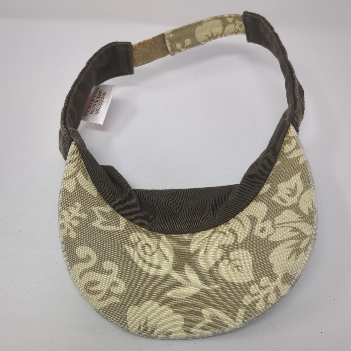 Budweiser Sun Visor Hat Brown One Size Adjustable Strap Lightweight Embroidered