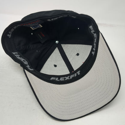 Kershaw Knives Flexfit Baseball Cap Hat Black Red Size M Curved Brim Structured
