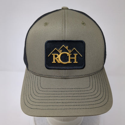 RCH Snapback Trucker Hat Green OS Adjustable Mesh Back 6 Panel Richardson