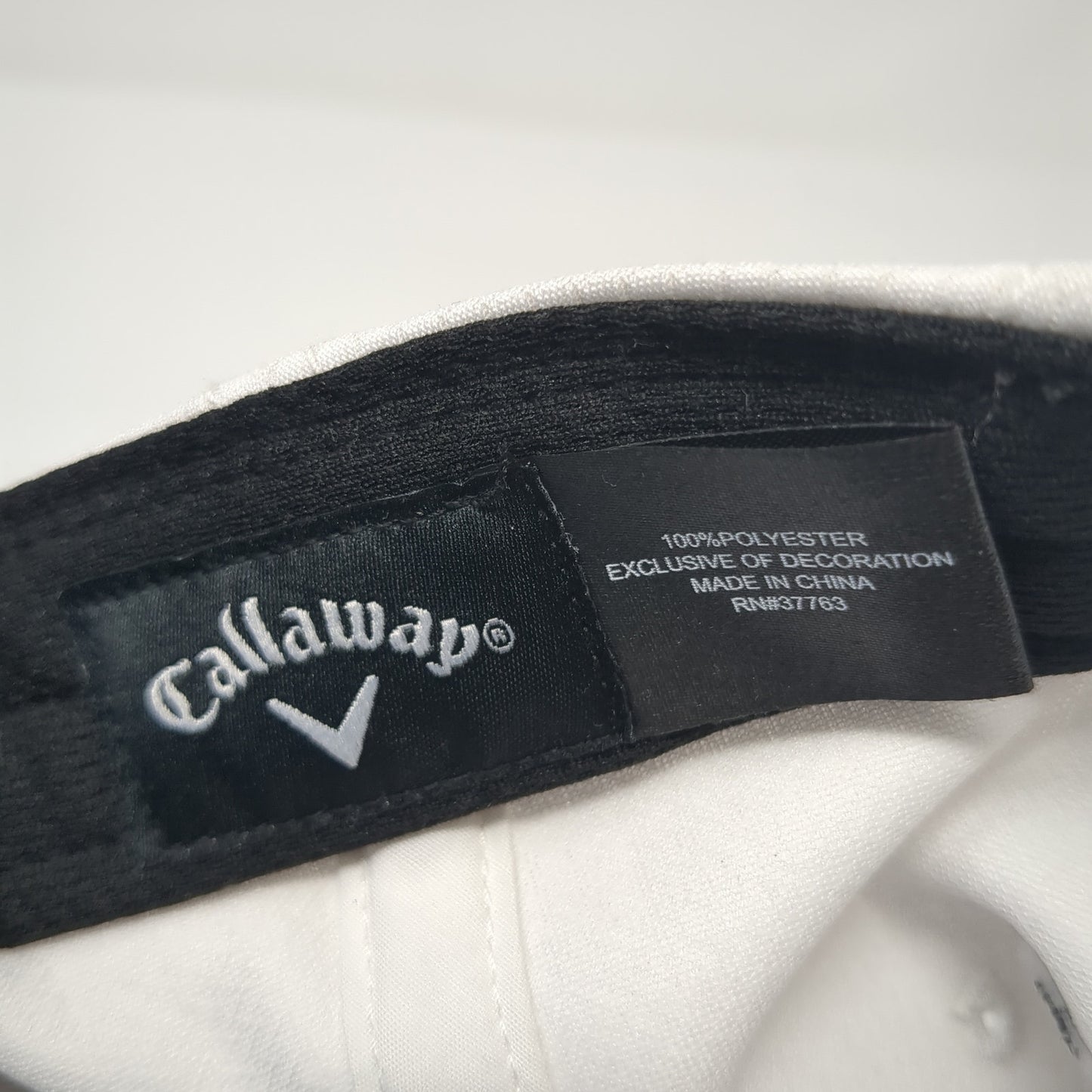 AmerisourceBergen Callaway Strapback Hat White One Size Embroidered